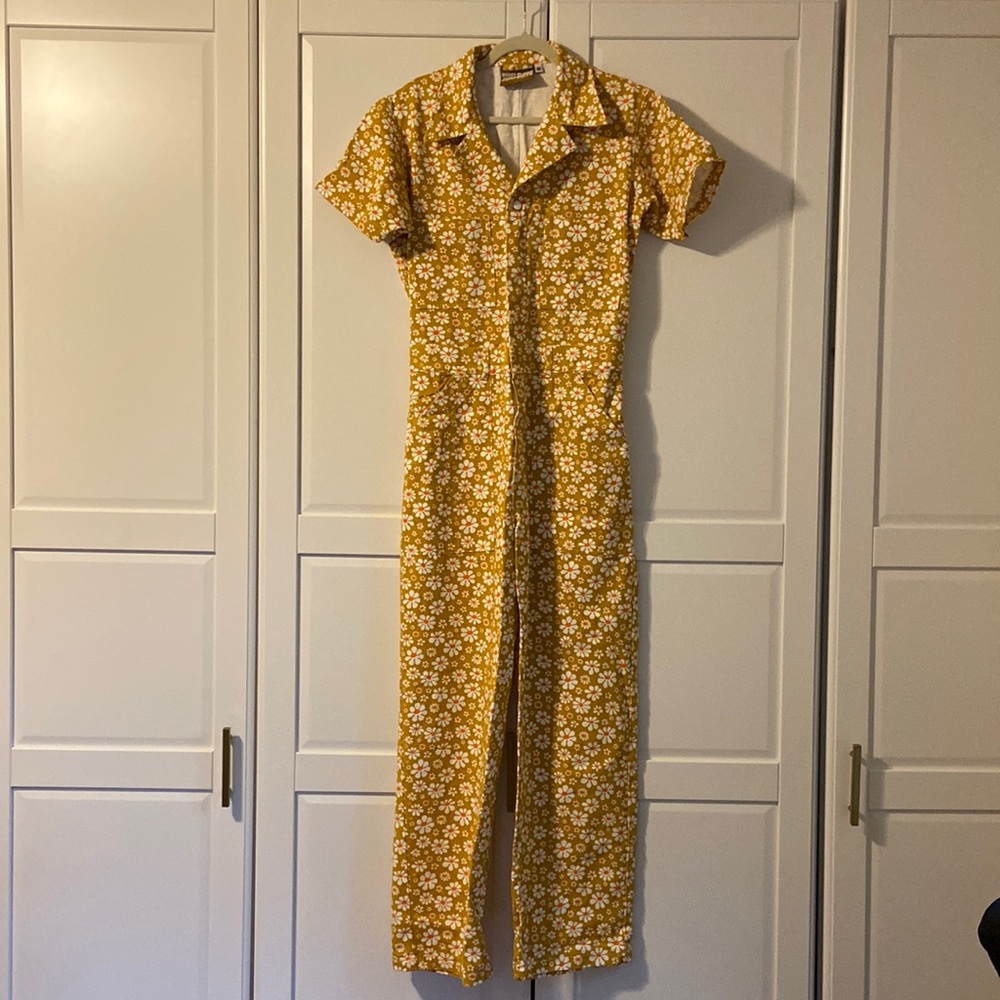 Big Bud Press Short Sleeve Jumpsuit Lazy Daisy M